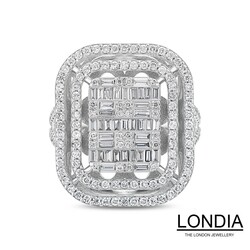 1.24 ct Diamond Baguette Fashion Ring / 1123538 - Londia Jewellery