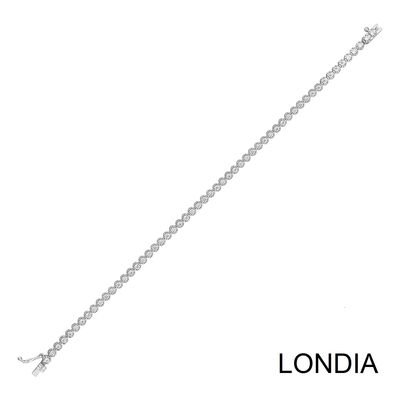 1.50 ct Londia Natural Diamond Tennis Bracelet / 1115027 - 4