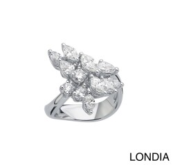 1.70 ct Londia Natural Marquise and Drop Cut Special Design Diamond Fashion Ring /1137998 - Londia Jewellery