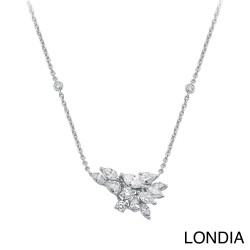 1.80 ct Londia Natural Marquise and Drop Cut Special Design Diamond Necklace /1138000 - Londia Jewellery