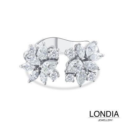 1.90 ct Londia Natural Marquise and Pear Cut Special Design Diamond Fashion Ring /1142134 - 3