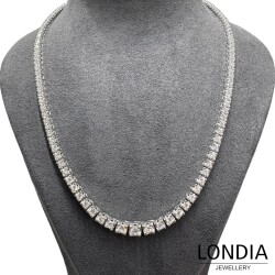 2.70 ct. Londia Natural Diamond Clair Tennis Necklace / 1142198 - 