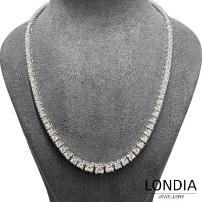 2.70 ct. Londia Natural Diamond Clair Tennis Necklace / 1142198 - 1