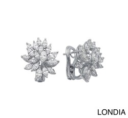 3.30 ct Londia Natural Marquise Cut Special Design Diamond Earring /1137869 - Londia Jewellery