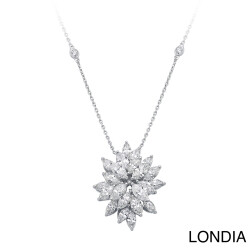 3.80 ct Londia Natural Marquise Cut Special Design Diamond Necklace /1137868 - Londia Jewellery