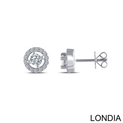 0.25 karat Pırlanta Tektaş Küpe / 14 Ayar Altın Küpe / Pırlanta Küpe 1129221 - Londia Jewellery