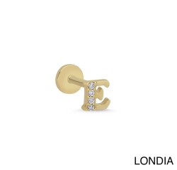 Londıa Doğal Pırlanta Harf Piercing / Pırlanta Tragus Piercing / 1140056 - 1