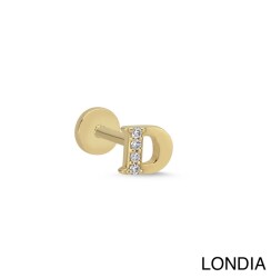 Londıa Doğal Pırlanta Harf Piercing / Pırlanta Tragus Piercing / 1140075 - 1