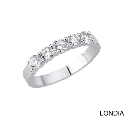 0.90 ct Londia Diamond 5 Stone Wedding Ring / 1135212 - Londia Jewellery