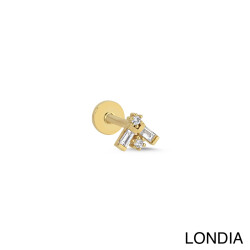 Londia Doğal Pırlanta Baget Piercing / 1140794 - 1