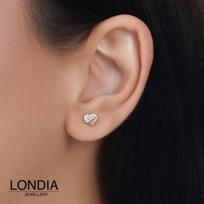 Londia Doğal Pırlanta Kalp Figürlü Piercing / 1144209 - 3