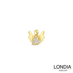 Londia Doğal Pırlanta Melek Figürlü Tragus Piercing / 1144040 - 1