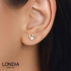 Londia Doğal Pırlanta Melek Figürlü Tragus Piercing / 1144040 - 3