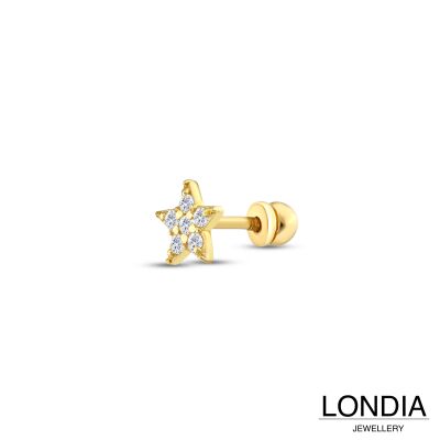 Londia Doğal Pırlanta Yıldız Piercing / 1144258 - 3