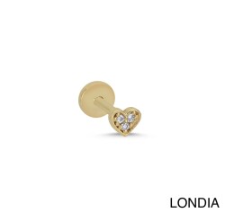 Londia Natural Diamond Heart Tragus Piercing / 1140665 - 1