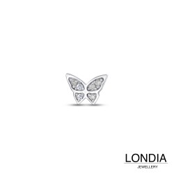 Londia Natural Diamond Butterfly Tragus Piercing / 1144229 - Londia Jewellery