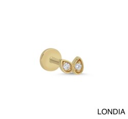  Londia Natural Diamond Minimalist Drop Tragus Piercing / 1140653 - Londia Jewellery