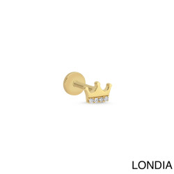  Londia Natural Diamond Crown Tragus Piercing / 1140087 - Londia Jewellery