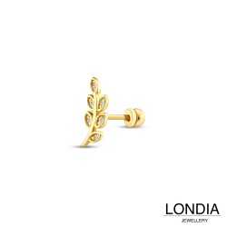  Londia Natural Diamond Leaf Branch Tragus Piercing / 1144258 - 2