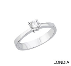 0.40 Karat Doğal Pırlanta Tektaş Yüzük / F Gia Sertifikalı / 1135890 - Londia Jewellery