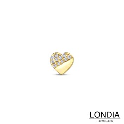  Londia Natural Diamond Heart Tragus Piercing / 1144209 - Londia Jewellery