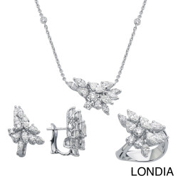 Londia Natural Marquise and Drop Cut Special Design Diamond Set / DS1138000 - Londia Jewellery