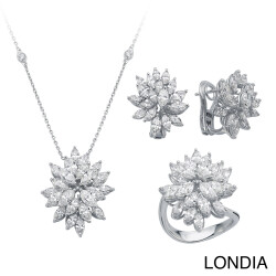 Londia Natural Marquise Cut Special Design Diamond Set / DS1137868 - Londia Jewellery