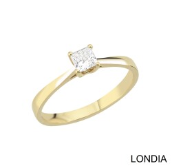 0.30 ct Natural Diamond Classic Engagement Ring / F Color GIA Certified / 1135771 - Londia Jewellery